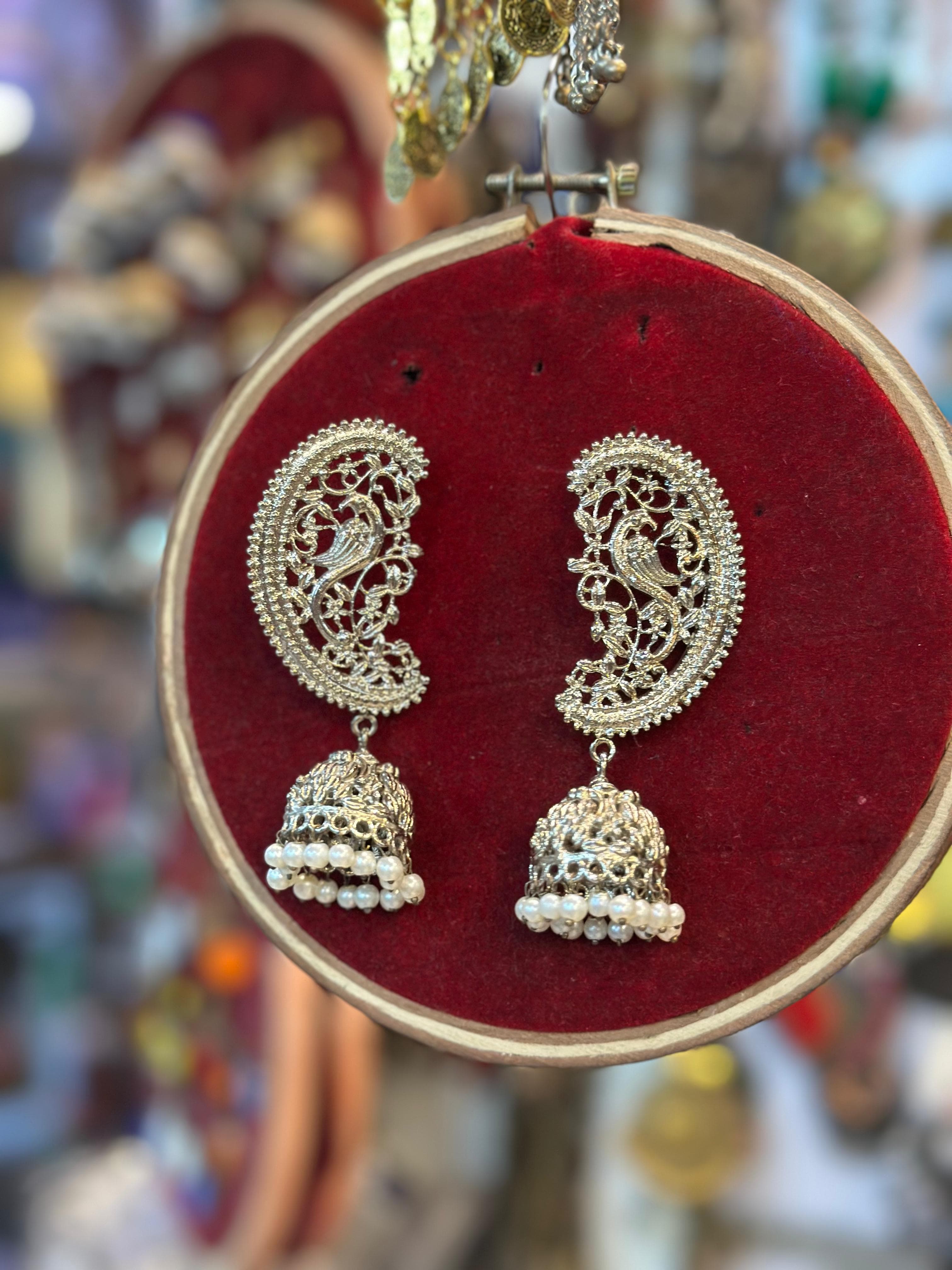 Silver Elephant Earring Trending